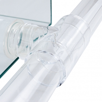 Pipe connector clear for 50mm - T